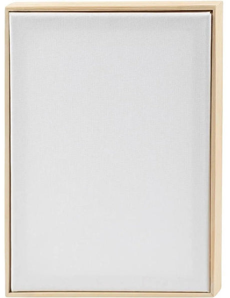 Creativ Company Keilrahmen mit Rahmen, A4, Größe 21x29,7 cm, 280 g, weiß, 1 Stück