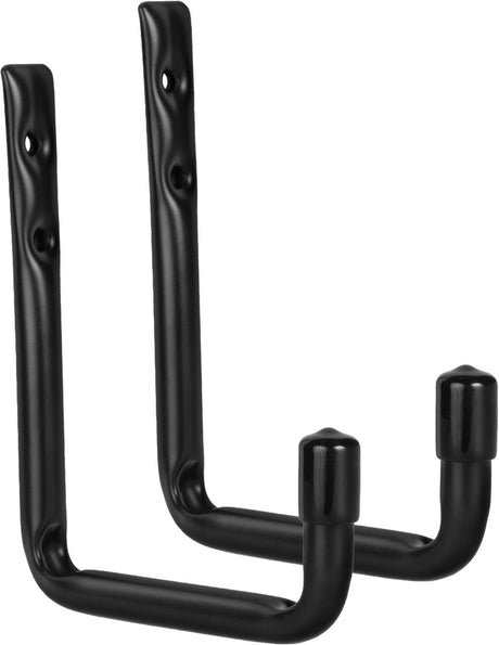 Maclean - Set mit 2 Aufhängehaken - Wandhalterungen - Stahl max. Belastung 22 kg – Halterung – mc-488
