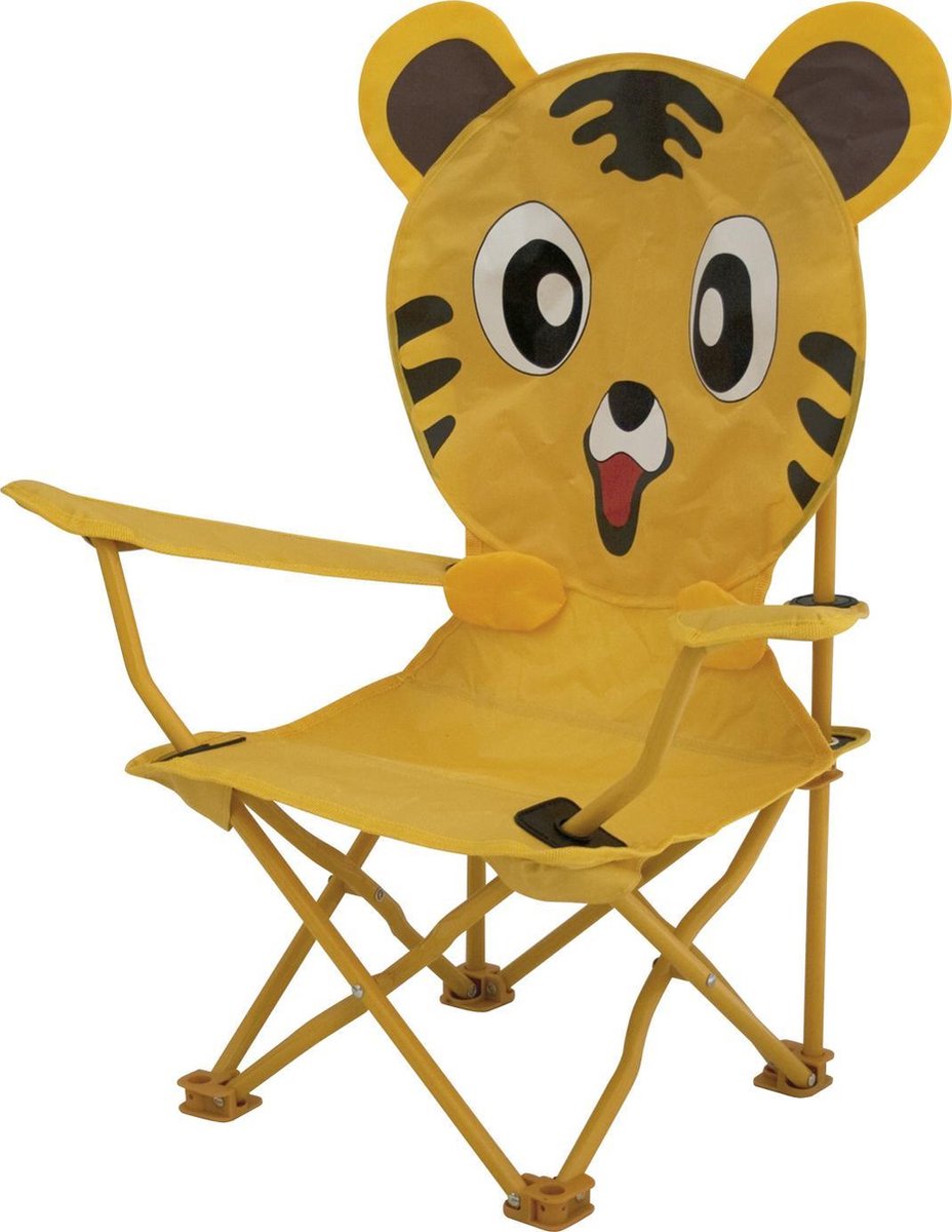 Eurotrail High Stuhl Tiger 60 x 26 cm Polyester Stahl Junior Gelb