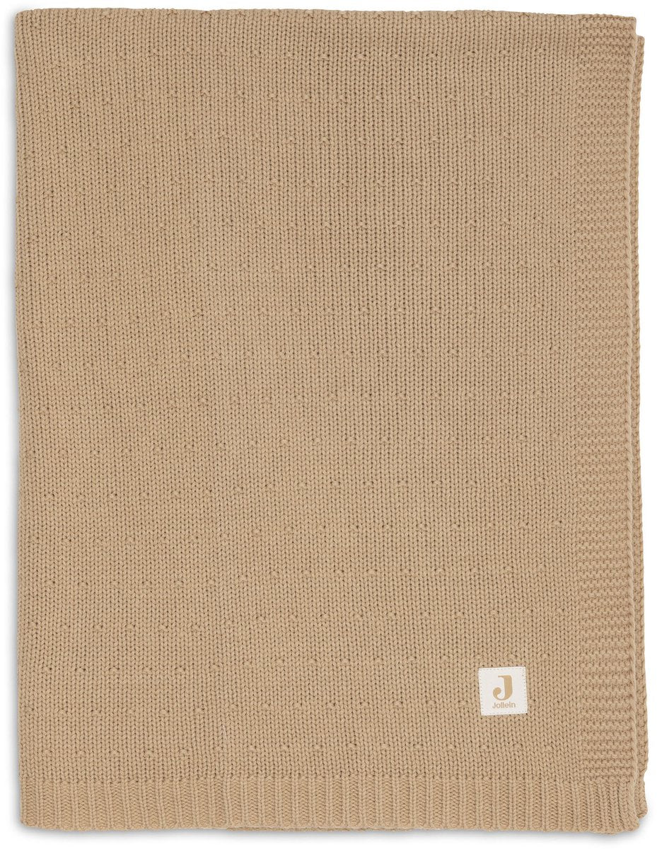 Jollein baby deken ledikant 100x150cm sprinkle knit hazel