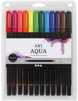 Kreativunternehmen https: www.cchobby.nl Aquarellmarker-Liniendicke-2-4-8-mm-Standardfarben-12-Stück-1-Box