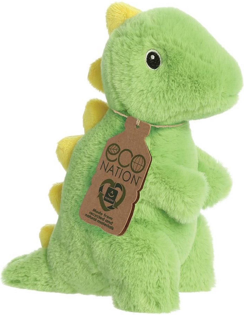 Eco Nation Pluchen Kuschel - Dinosaurus t -Rex - 20 cm