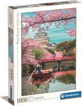 Clementoni Puzzle Himeji-Schloss im Frühling, 1000 Teile.