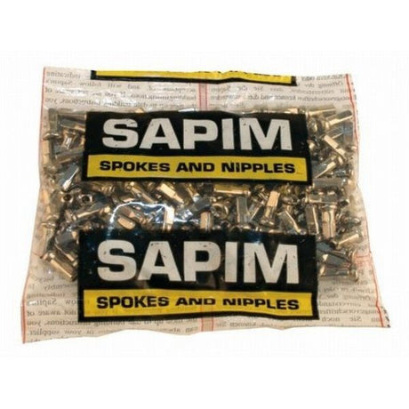 Sapim Speichennippel Speiche 14 - Silber (100 Stück)