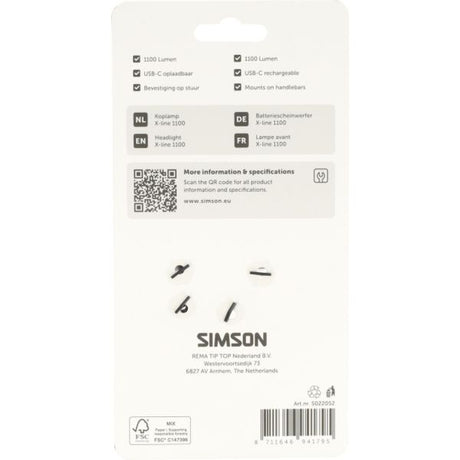 Simson koplamp aurora x-line 1100