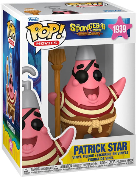 Funko SpongeBob Schwammkopf der SpongeBob-Film – Patrick Star (Pop! Filme) Vinylfigur 1939 Unisex Pop! - neutral - Standard