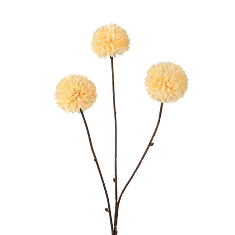 Roberts collection pompom 78 cm zacht geel