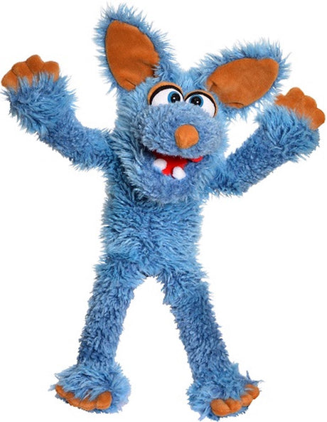Lebende Puppe von monkendam.nl Handpuppe lebende Puppen kleiner Schlawenski die blaue Ratte 35 cm