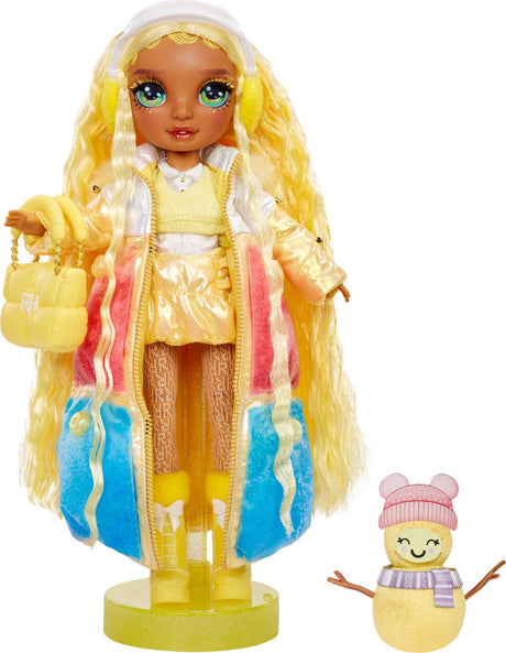 Rainbow High Winter Wonderland Puppe – sonniges Gelb