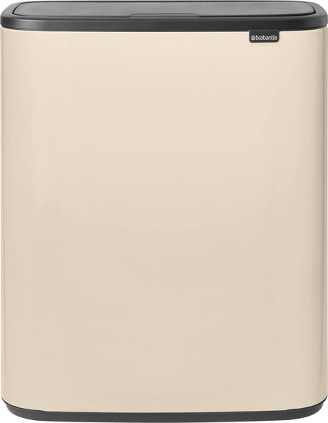 Brabantia Bo Touch Bin Abfallbehälter – 1 Fach – 60 Liter – sanftes Beige