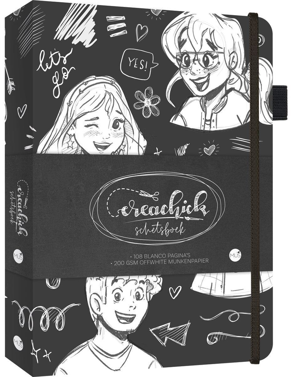 Verleger Kluitman Creachick Skizzenbuch schwarz