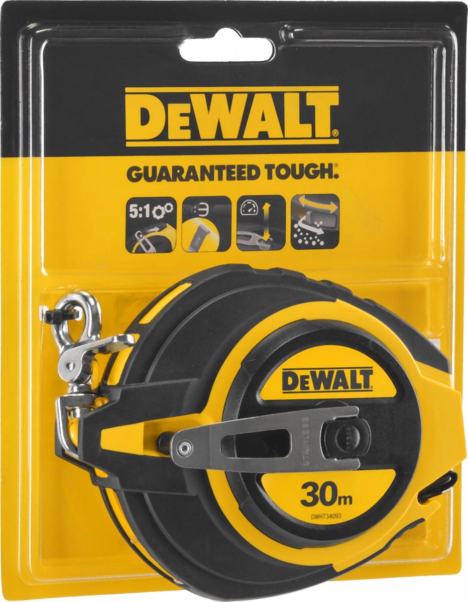 Dewalt dwht0-34093 – Surveyor – 30 m – 5:1 Schnellaufrollsystem – geschlossener Schrank