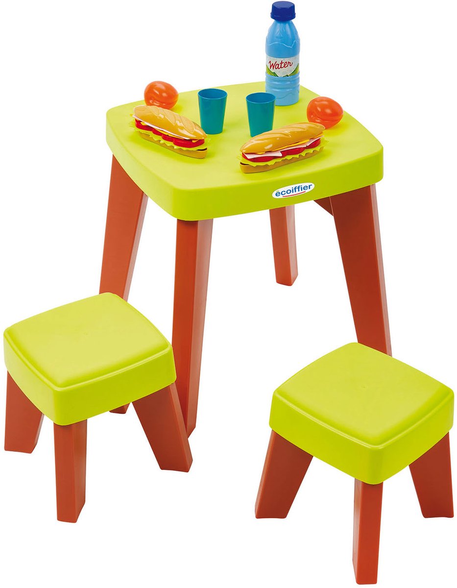 Écoiffier ecoiffier Picknicktisch-Spielset – 10-teilig.