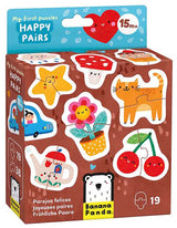 Bananen-Panda-Puzzlespielzeug – meine ersten Puzzles Happy Doubles 19 Stück.