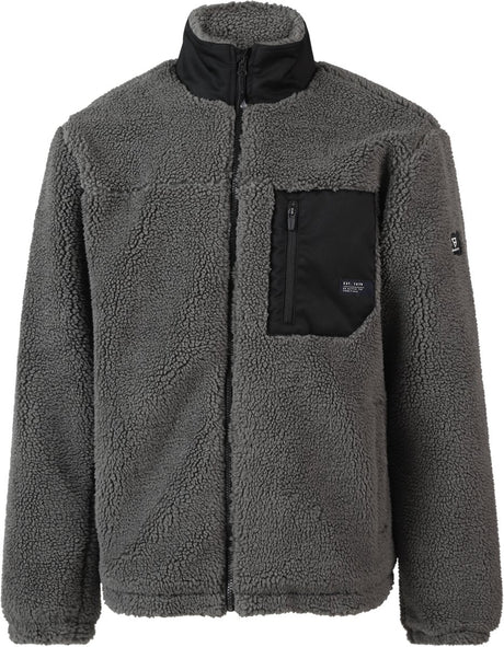 Brunotti renziost heren fleece teddy jas - groen - s