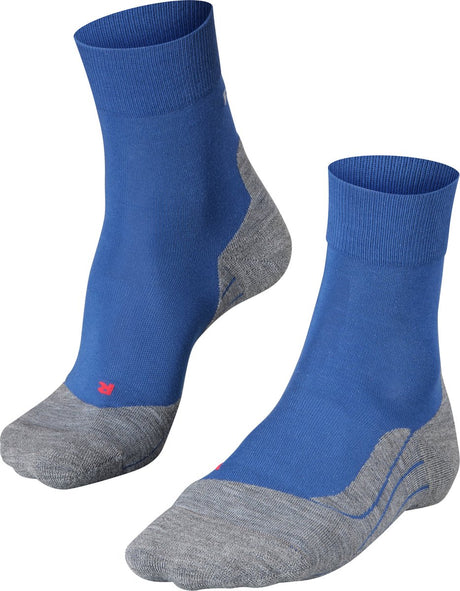 Falke ru4 Anti-Blister Baumwoll-Funktionsmaterial Laufsocken Herren Blau – Größe 46-48