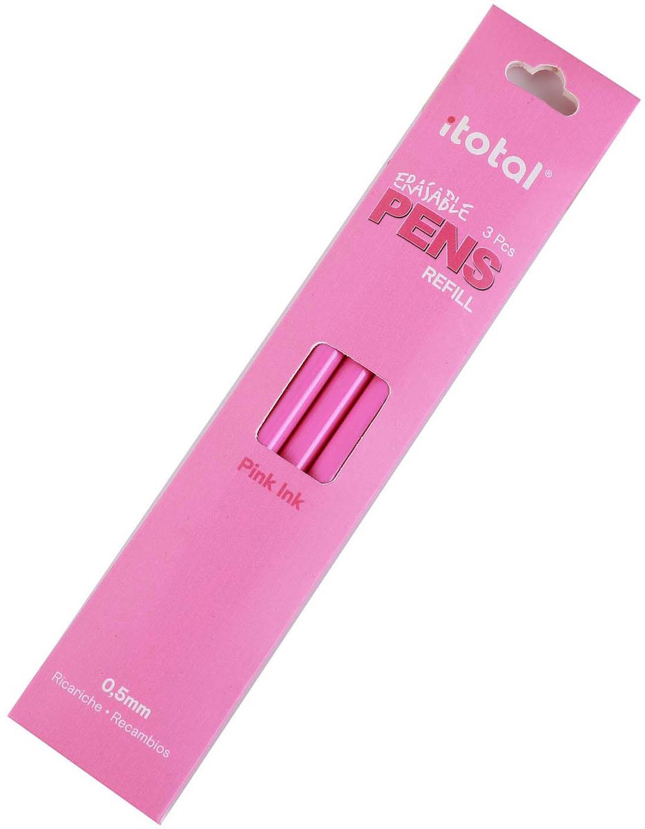 Itotal löschbare Tintennachfüllung rosa, 3 Stk.
