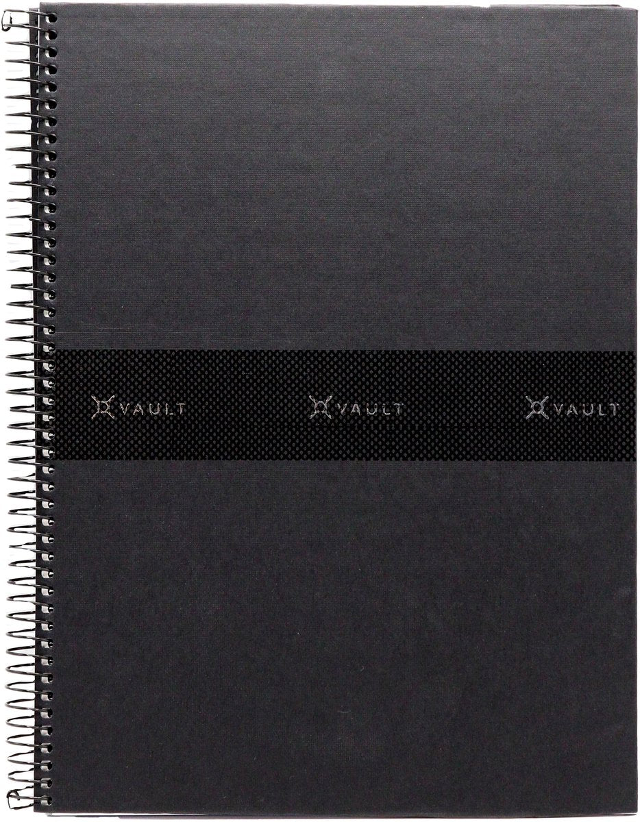 Kangaro ancor spiraalblok - vault - formaat a5 - hardcover - met ruit 5mm - 2 stuks - an-099638-a