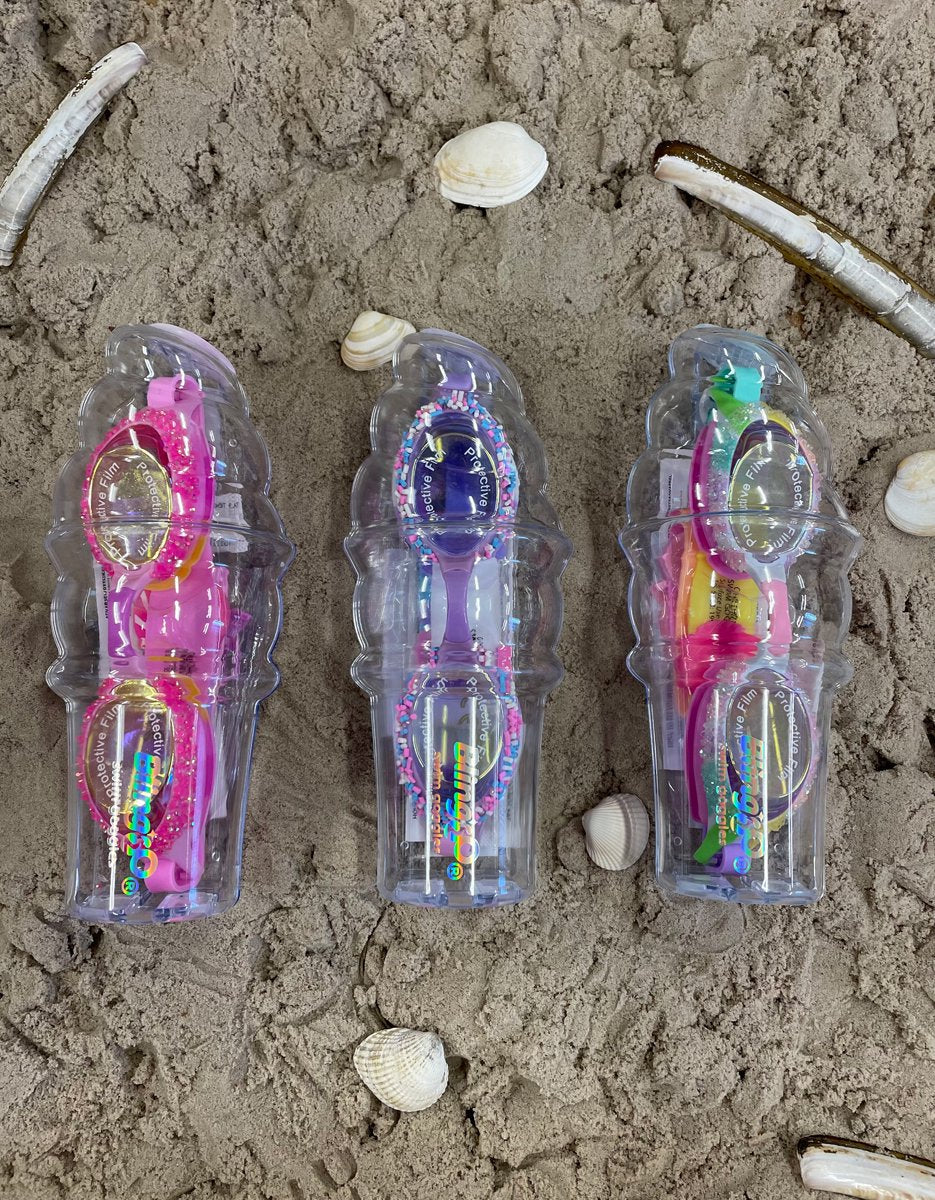 Bling2o Schwimmbrille Kinder – Pixie Sticks – Taucherbrille – Antibeschlag – UV-Schutz – Pink