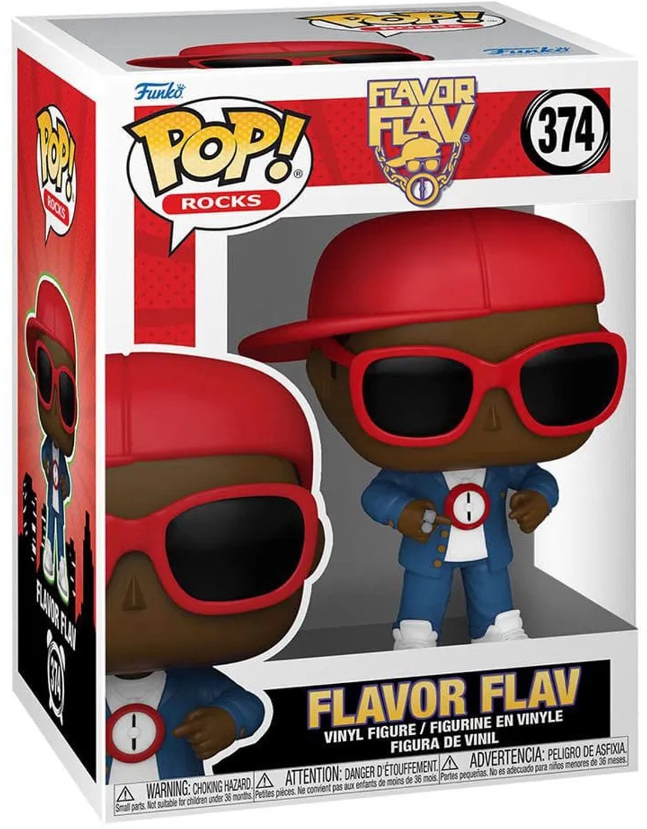Funko-Geschmack Flav-Geschmack Flav rockt! Vinylfigur 374 Pop! mehrfarbig