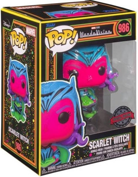 Funko Pop Marvel: Wandavision – Scarlet Witch (Schwarzlicht) – Pop #986