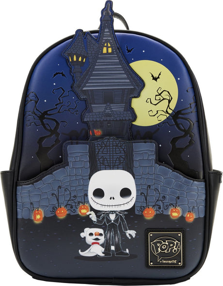 Funko Loungefly: Pop! Der Albtraum vor Weihnachten – Jack Skellington House Mini-Rucksack