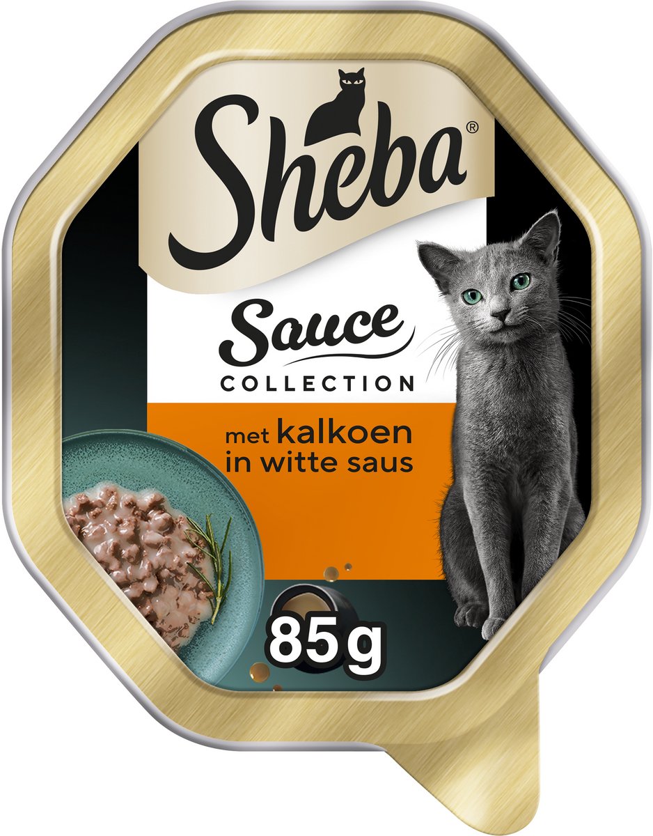 Sheba Katzenfutter – Saucenkollektion – Truthahn in Sauce – Dosen 22 x 85 g