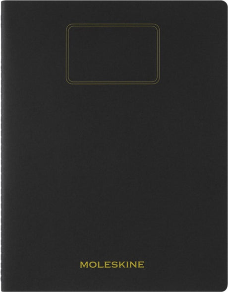 Moleskine-Studentennotizbuch XXL – weiches Kraftpapier – liniert – schwarz