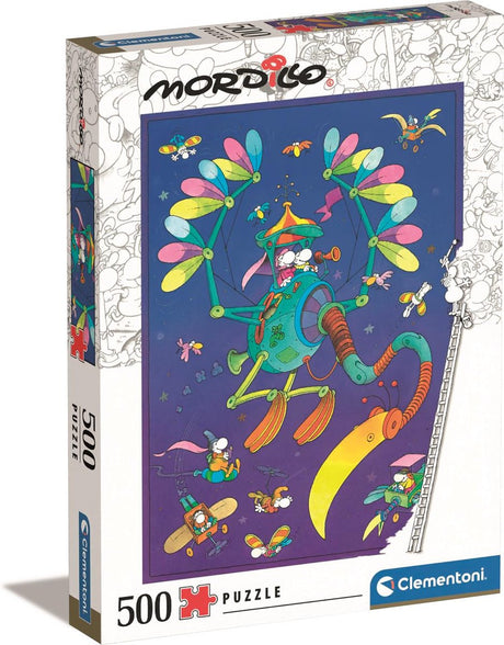 Clementoni – Puzzle 500 Teile – Impossible Mordillo – Puzzle für Erwachsene und Kinder – 14–99 Jahre