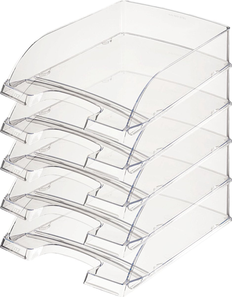 Leitz Briefablage Plus 5226 transparent 5 Stück