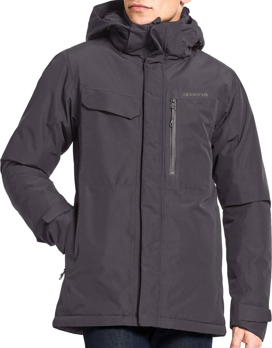 Didriksons Stefan USX JKT Herren Outdoorjacke – Schwarz