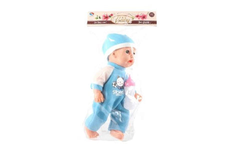 Puppe 30cm mit Flasche 30x17x9cm