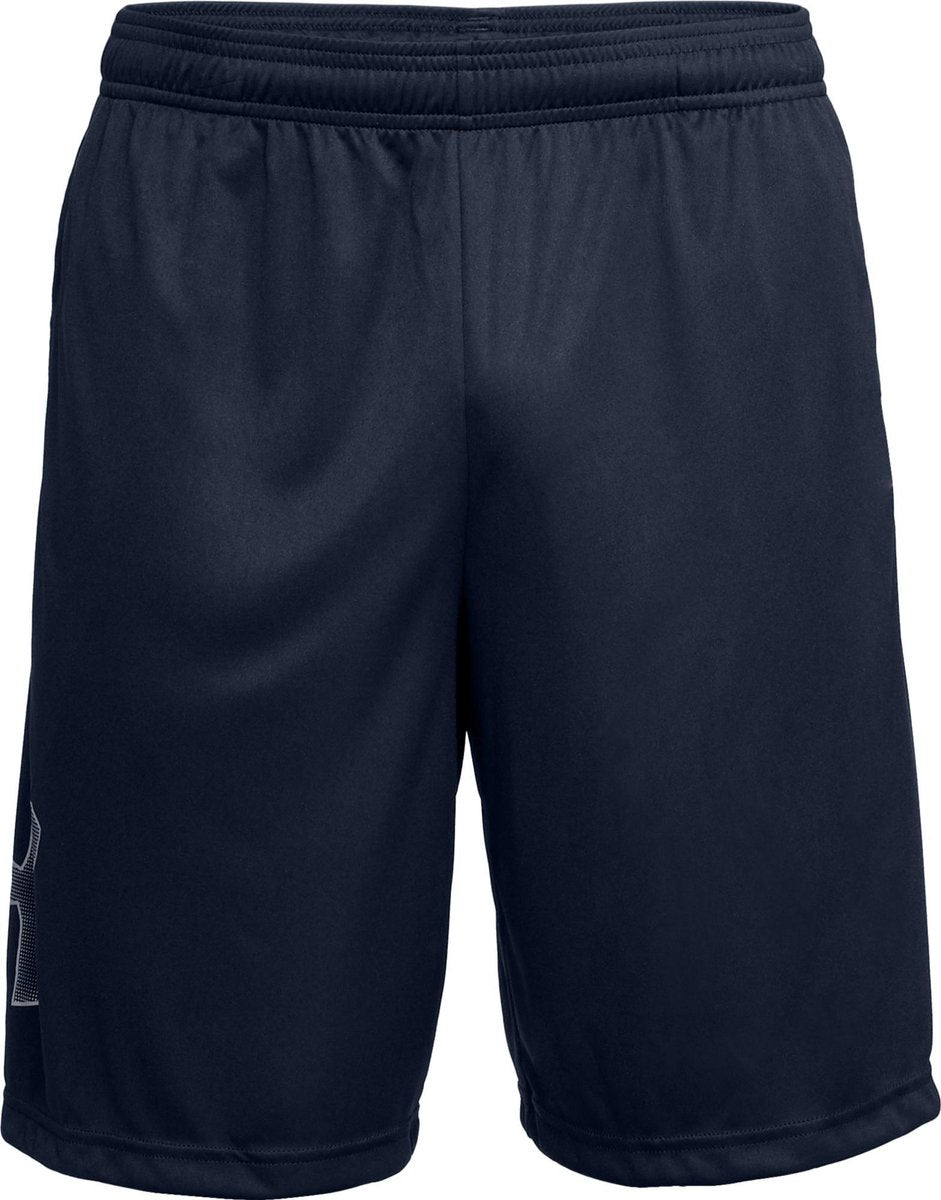 Under armour ua tech graphic short heren sportbroek - blauw - maat m