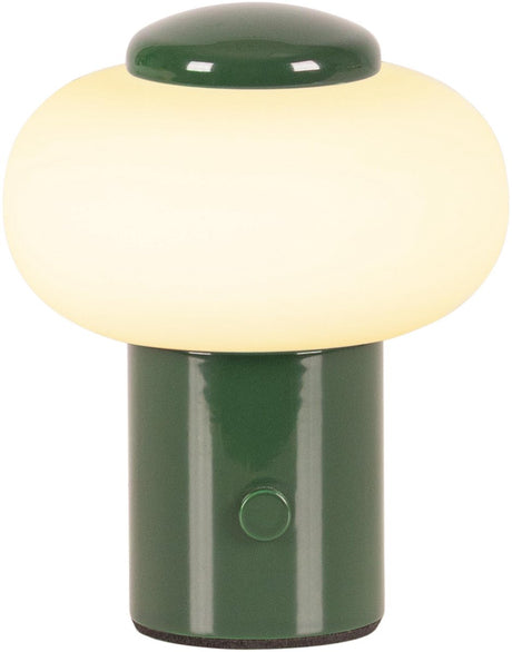 Lucide gustav - wiederaufladbare Tischleuchte - wiederaufladbarer Akku - ø 8 cm - LED dimmbar - 1x0,8w 2700k - grün | wesentlich