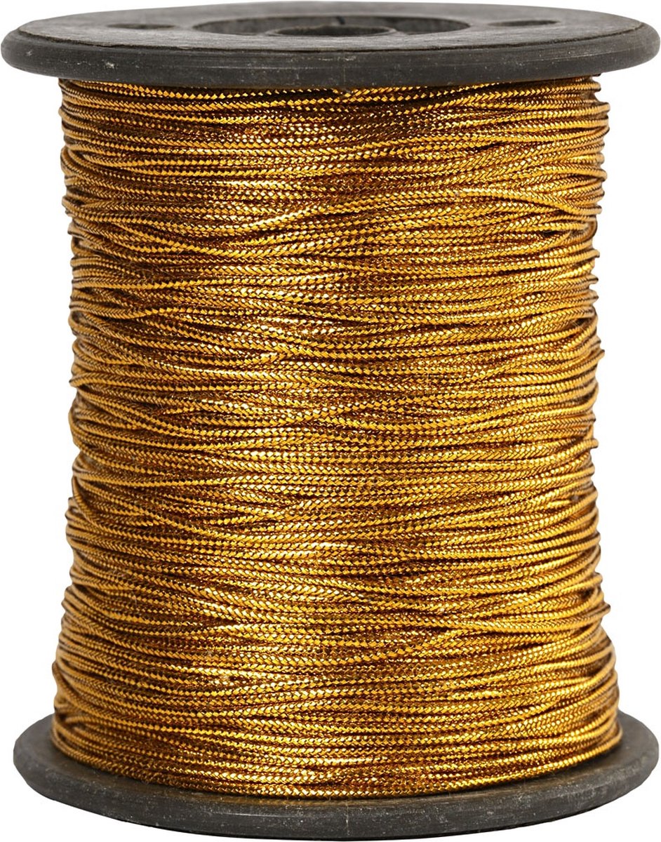 Creotime-Kordel, Stärke 0,5 mm, Gold, 100 m