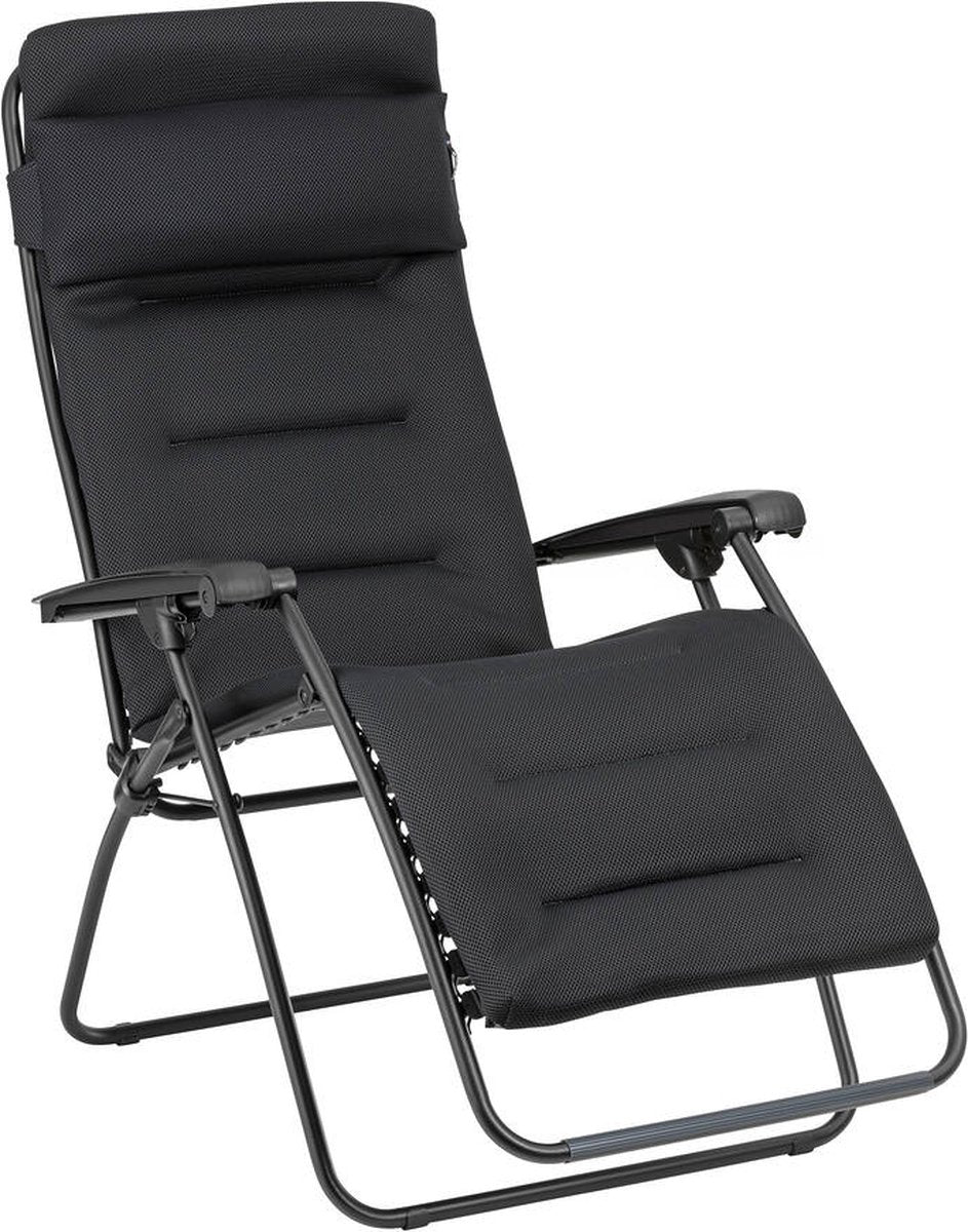 Lafuma RSX Clip Aircomfort – Entspannungssessel – verstellbar – faltbar – Schwerelosigkeit – Acier