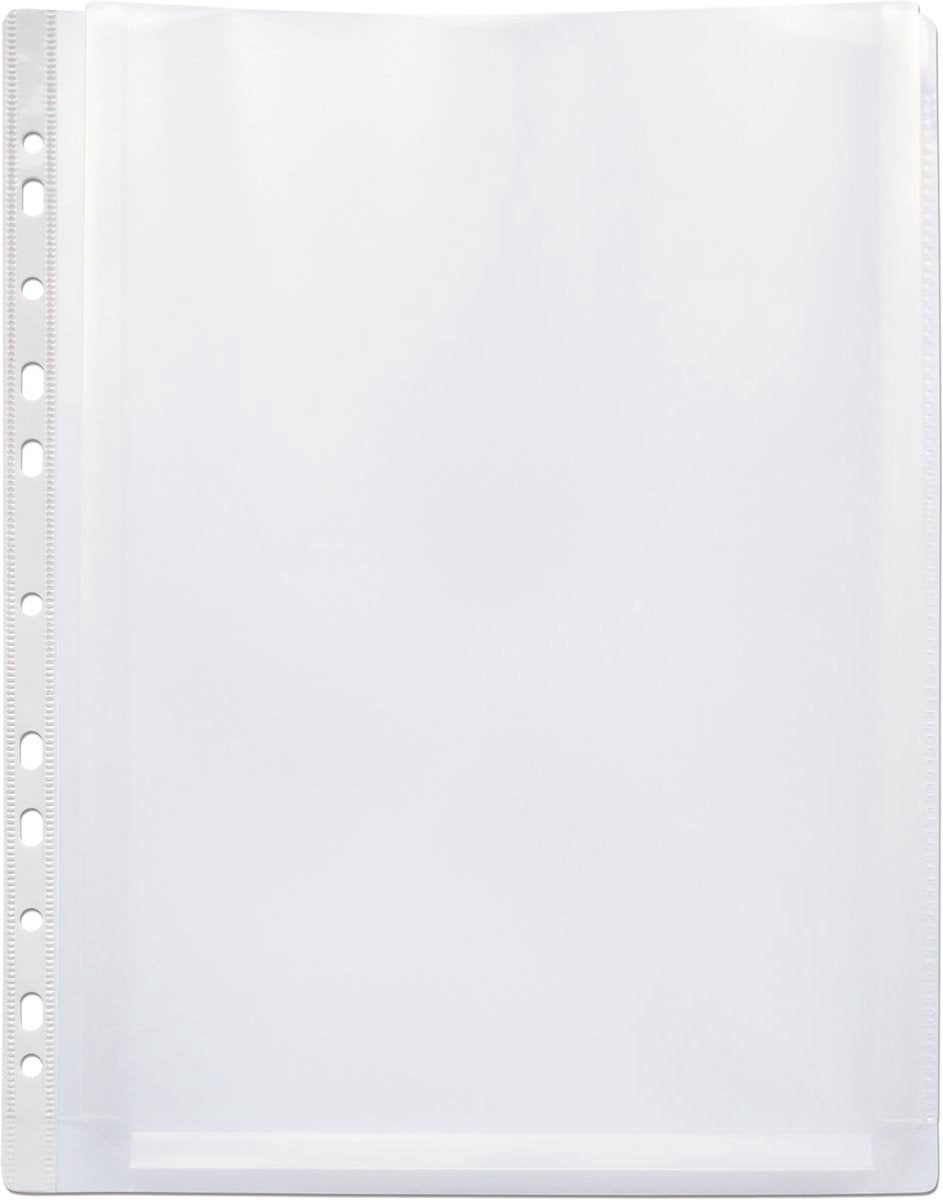 Elba deckt Packung Faltenbalg 100 Teile transparent A4 10 Stück ab