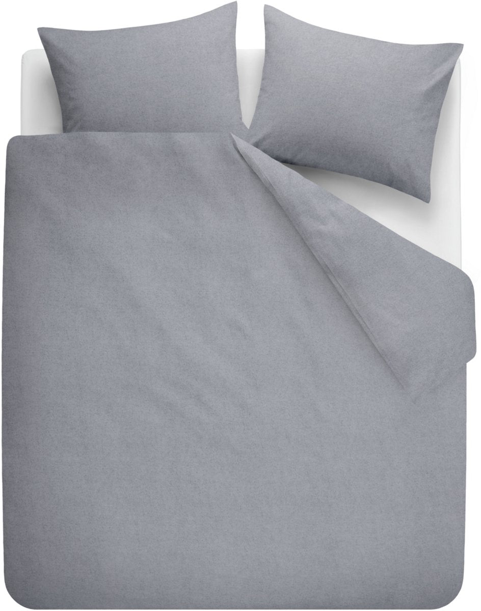 Beddinghouse frost dekbedovertrek - tweepersoons - 200 x 200 220 cm - blauwgrijs