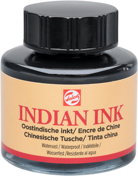Talens oostindische inkt flacon 30 ml zwart 700