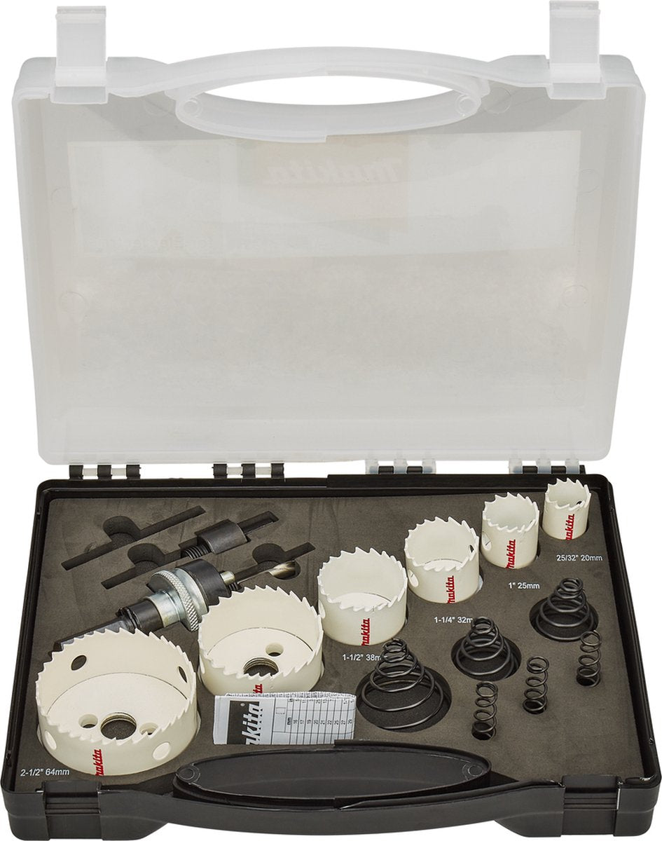 15-teiliges Metall-Lochsägen-Set von Makita B-38679