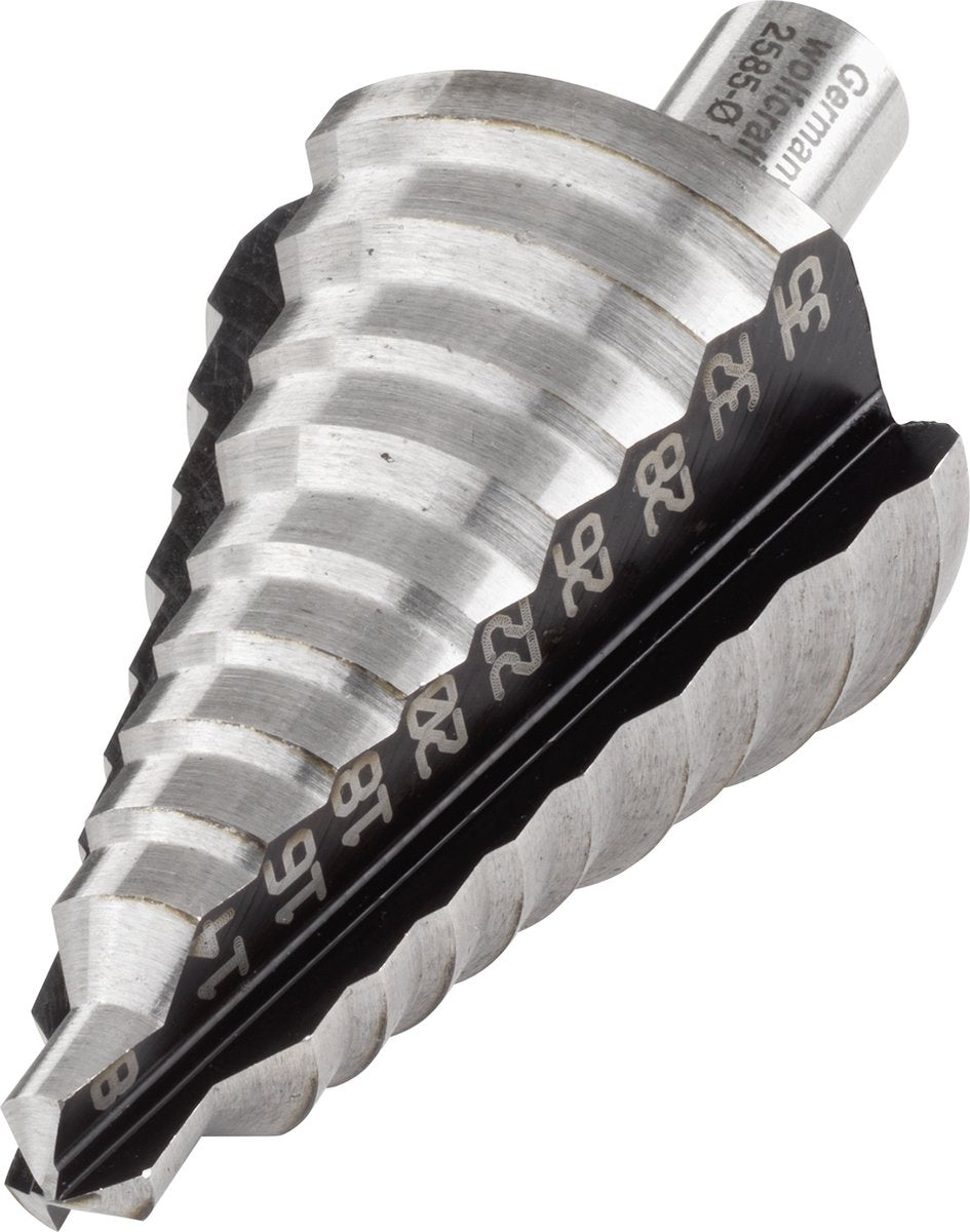 Wolfcraft - Stufenbohrer HSS - ø 8–35 mm - Stufenbohrer - Rundschaft - 2585000