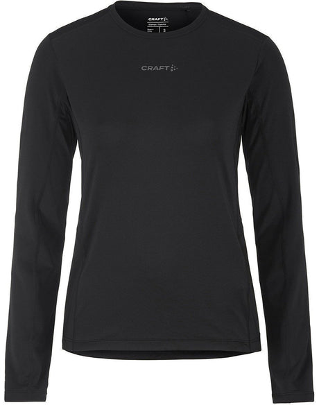 Craft Adv Essence LS Tee 2 W Damen-Sportshirt – Schwarz