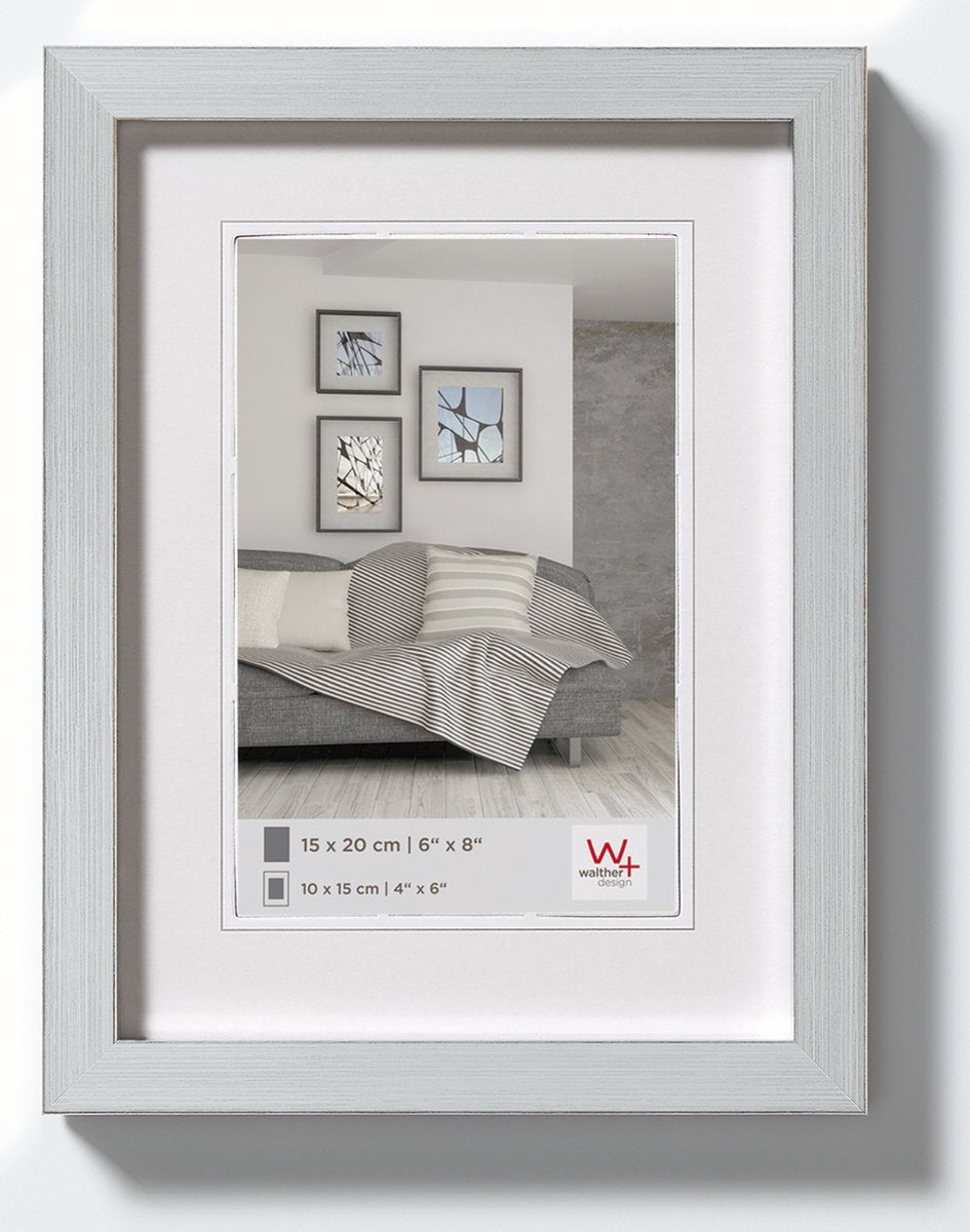 Walther Construction - Fotorahmen - Fotogröße 18x24 cm - Silber