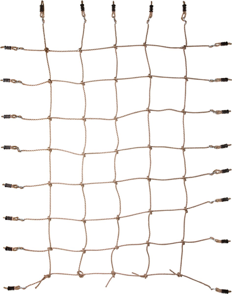 Kleiner Fuß - Klimnet mit 8 Hooks, 200x150 cm