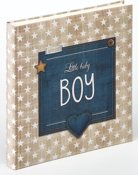 Walther uk-100-l kleiner Junge – Fotoalbum – Größe 28 x 30,5 cm – blau beige weiß