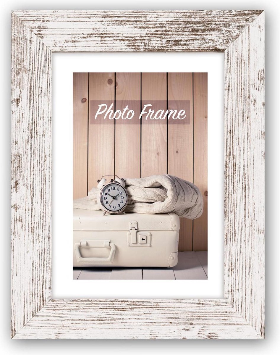 Zep-Fotorahmen V21686 Nelson 6 White Wash 15x20 20x25 cm