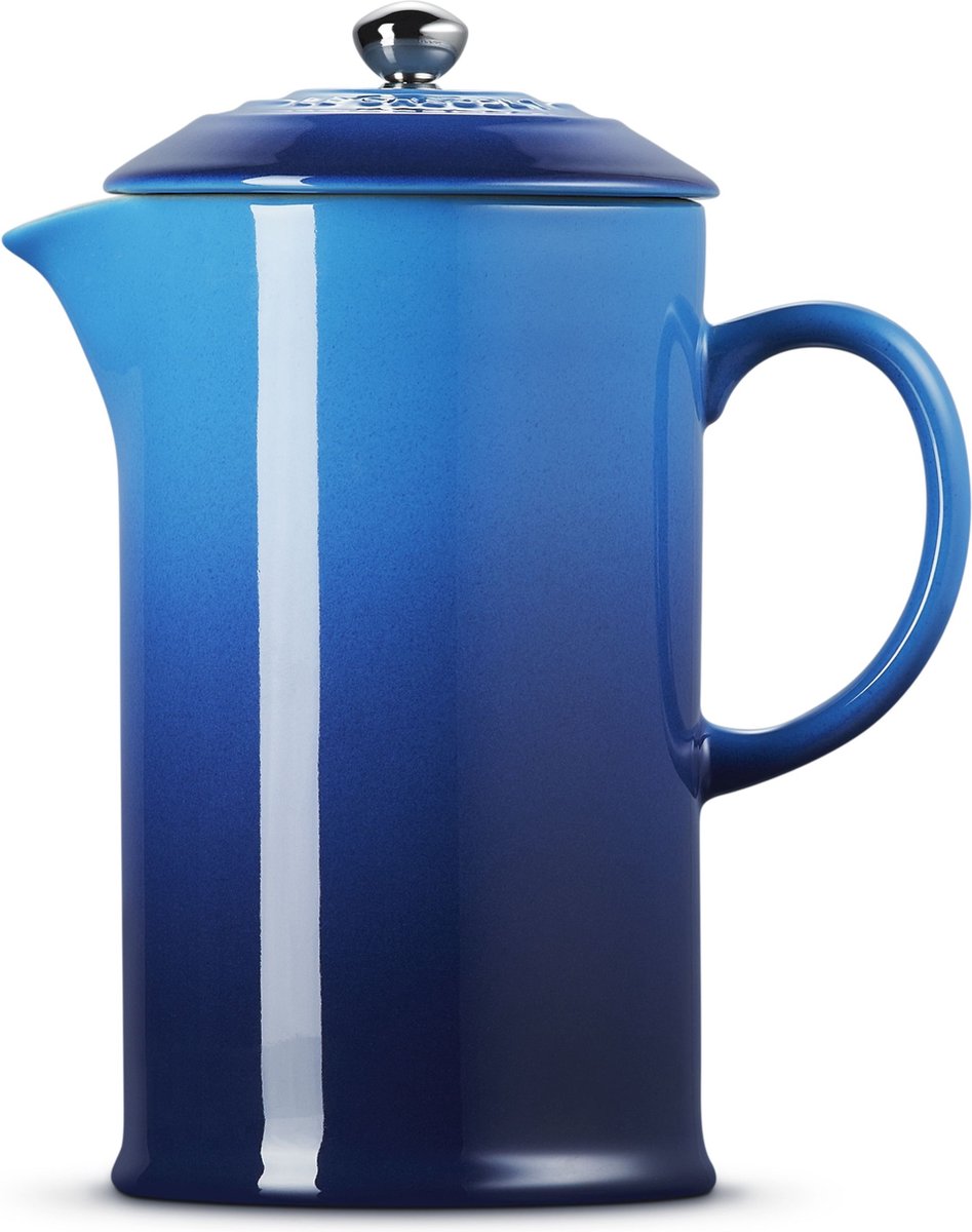 Le Creuset Kaffeebereiter – Azurblau – 1 Liter