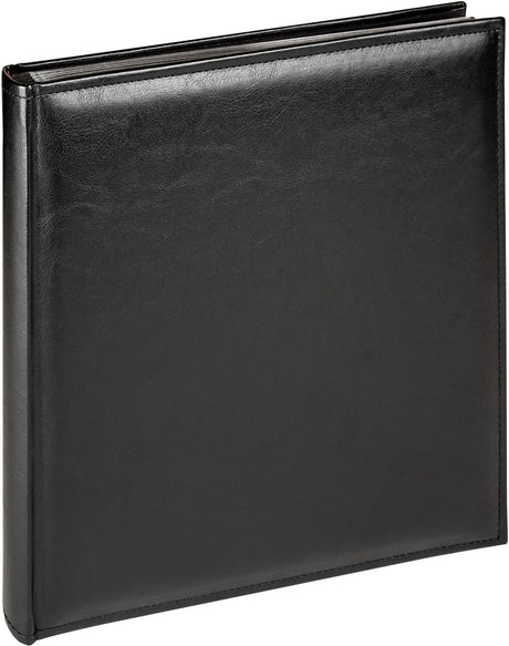 Walther fa-386-b deluxe - klassisches Album - Format 28x30,5 cm x 50 schwarze Seiten - schwarz