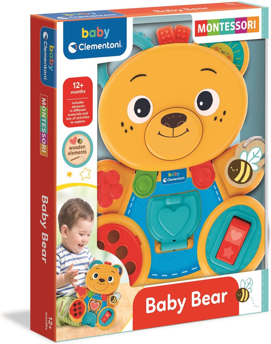 Clementoni Montessori Baby – fleißiger Bär