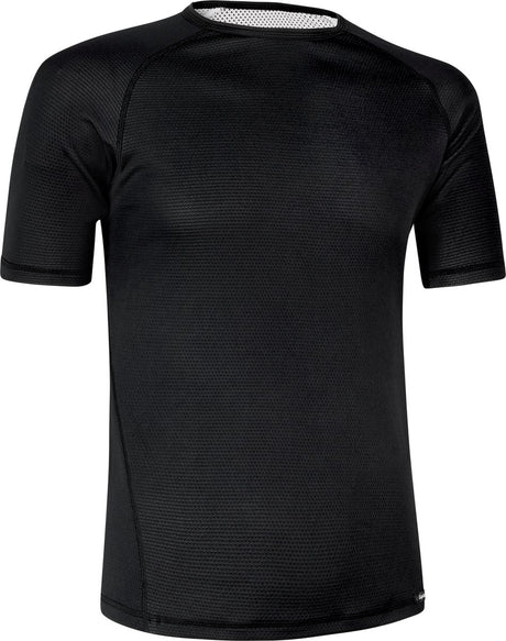 Gripgrab – Ride Thermo-Kurzarm-Fahrrad-Basisschicht-Unterhemd-Sweatshirt – Schwarz – Unisex – Größe S
